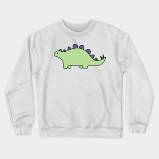 Green Dinosaur with Dark Outline Crewneck Sweatshirt